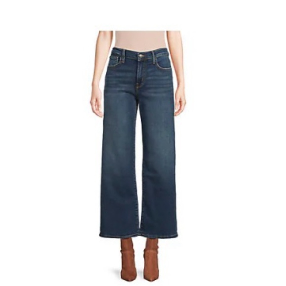 Hudson Jeans Dark Blue wide Leg Denim